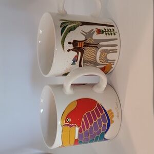 Laurel Burch coffee mugs